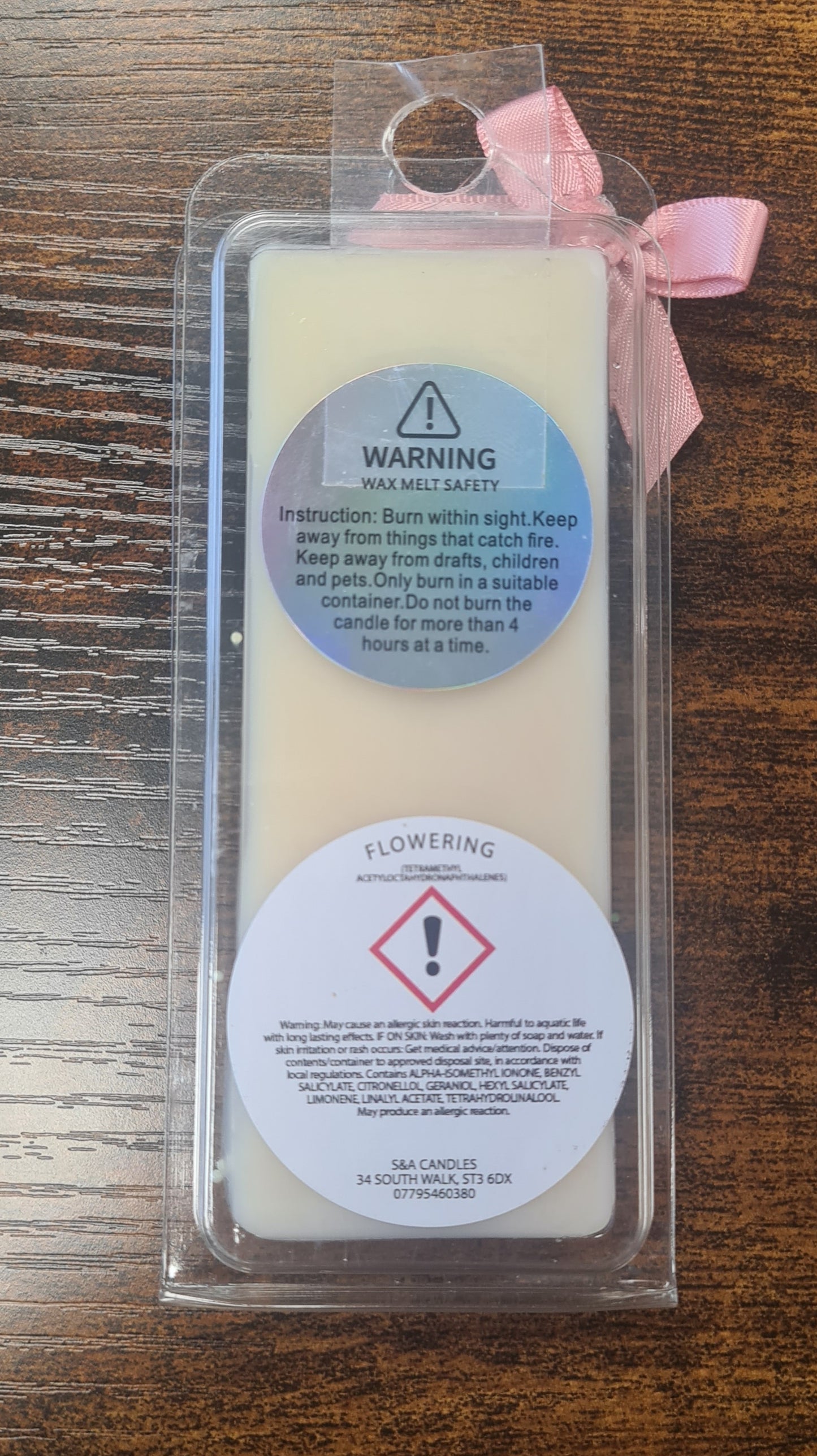 Flora-Flowering Handmade Wax Melt Snap Bars