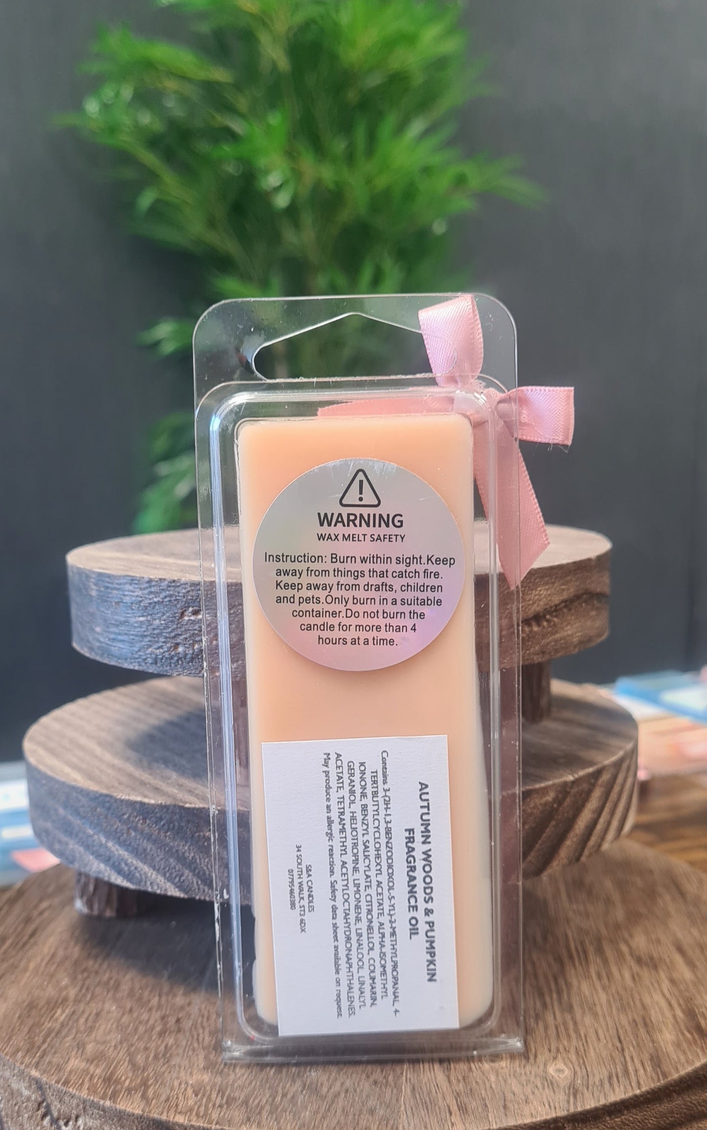 Autumn Woods & Pumpkin Wax Melts Snap Bar - Orchard Fresh & Cozy Delight