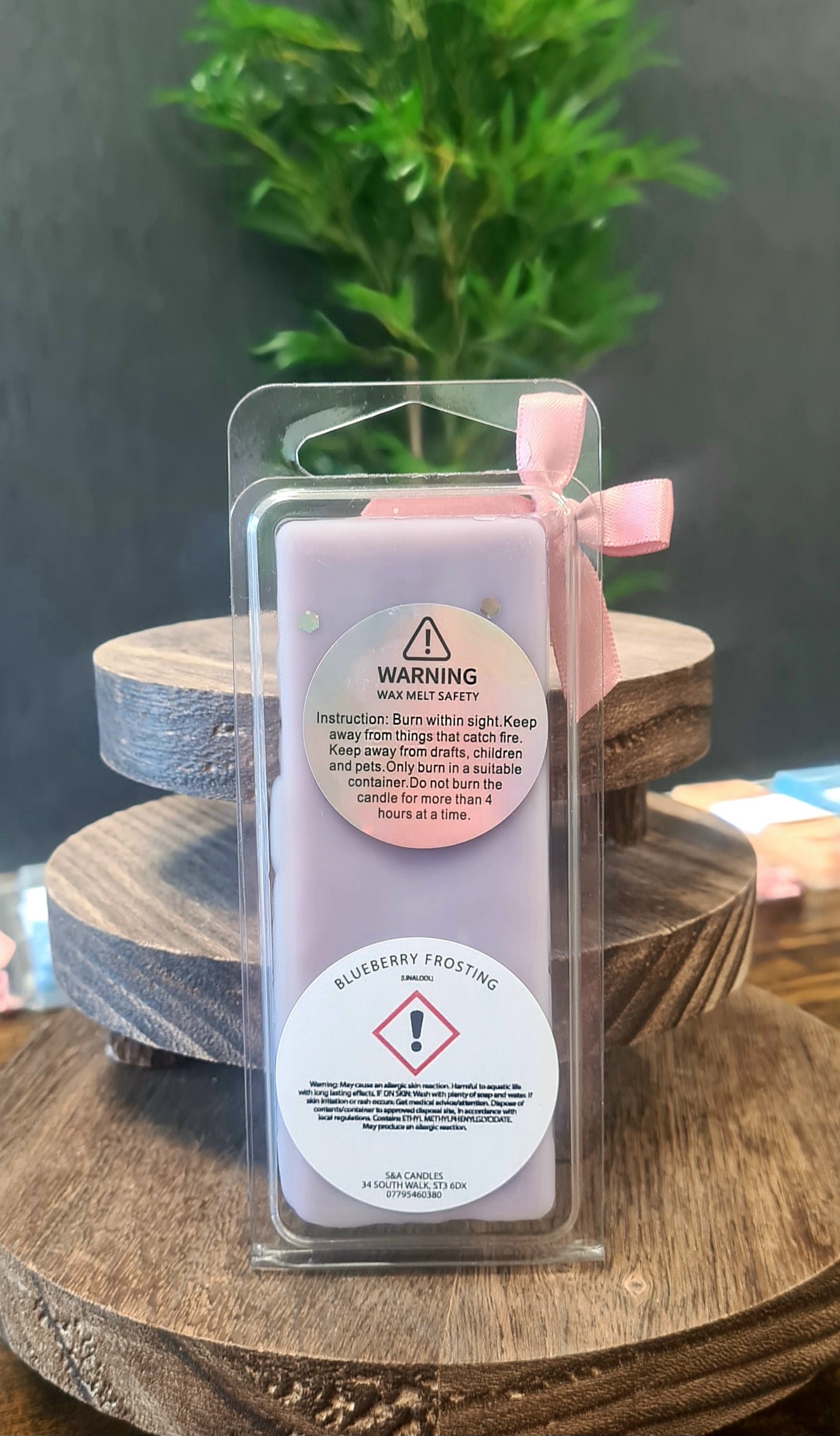 Blueberry Frosting Wax Melts Snap Bar - Sweet Berry Bliss
