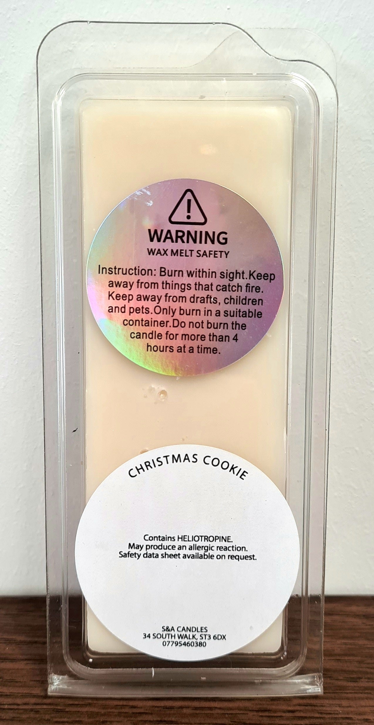 Christmas Cookie Wax Melt Snapbars – Creamy Coconut and Buttery Dough Delight