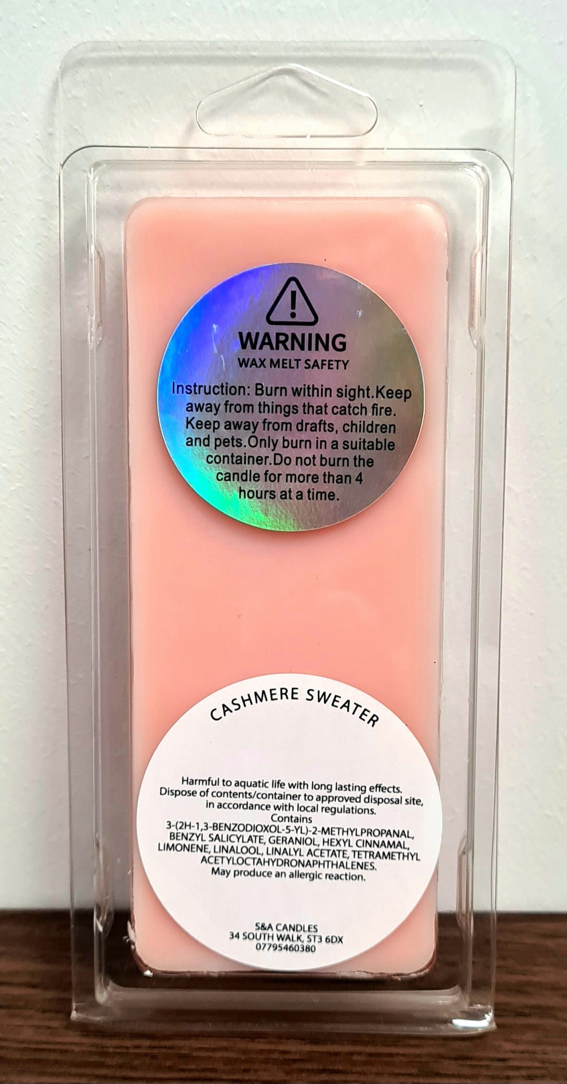 Cashmere Sweater Wax Melt Snap Bars - Luxurious Blackberry & Floral Bliss