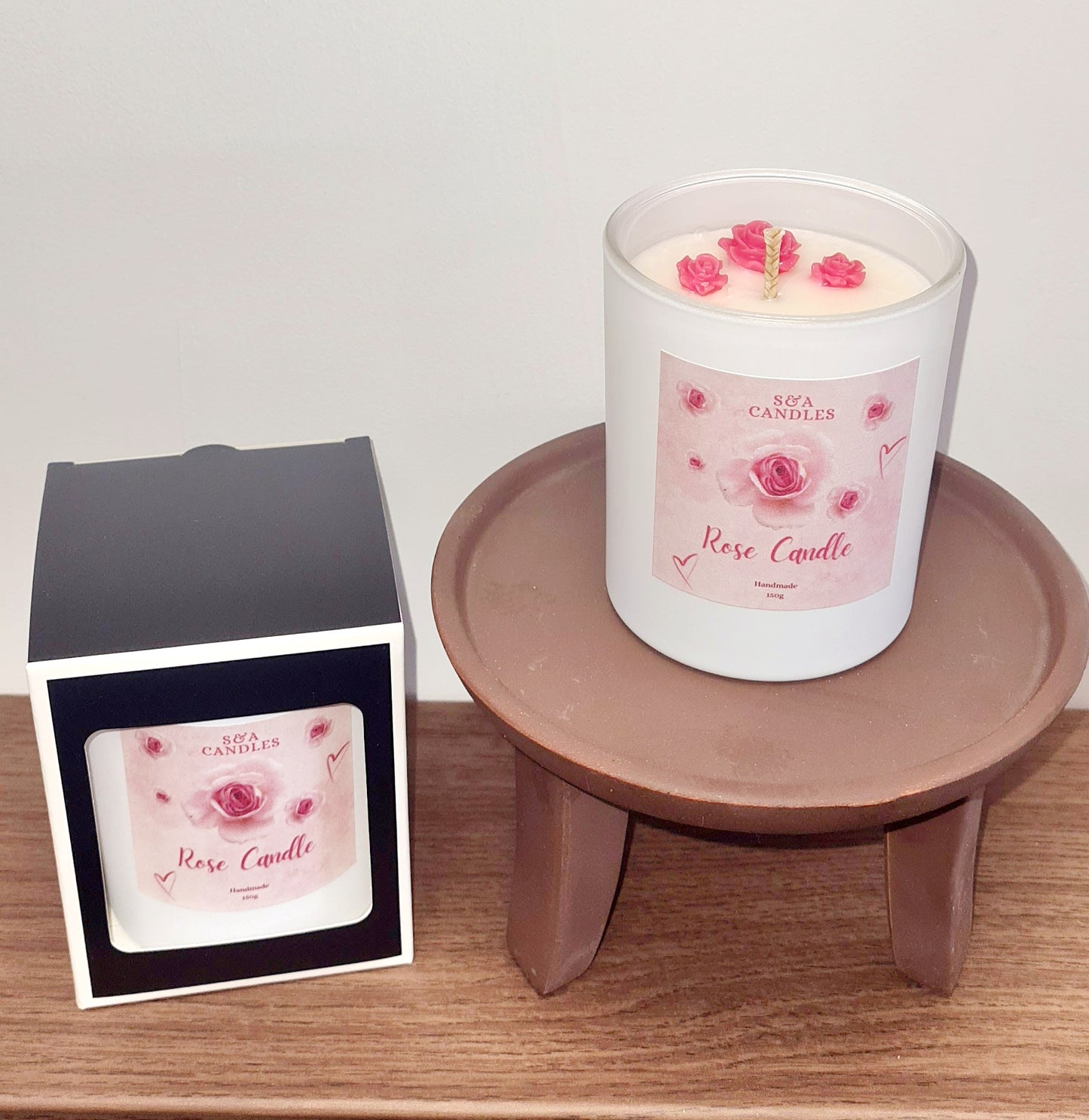 Rose candle