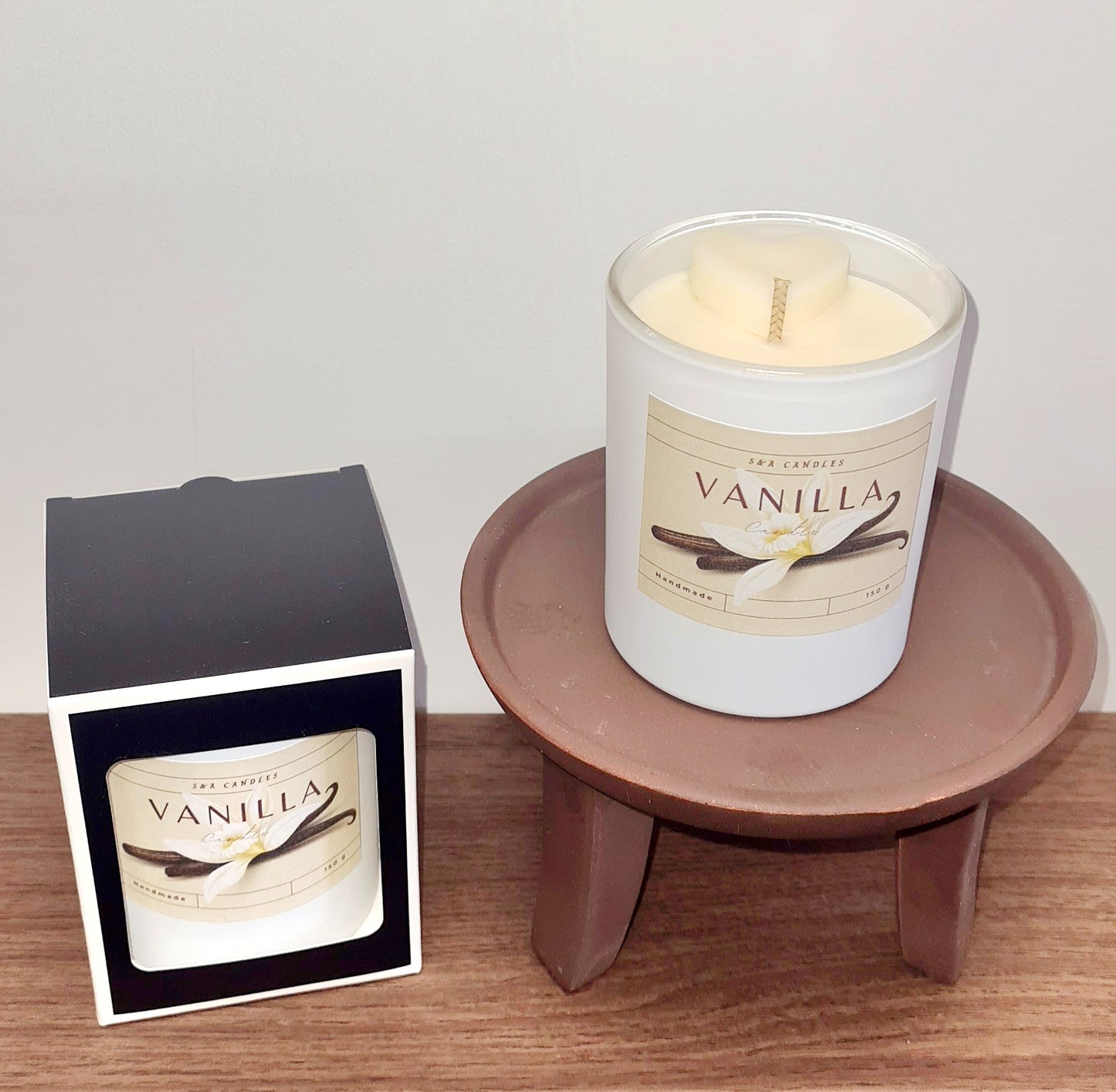 Vanilla candle